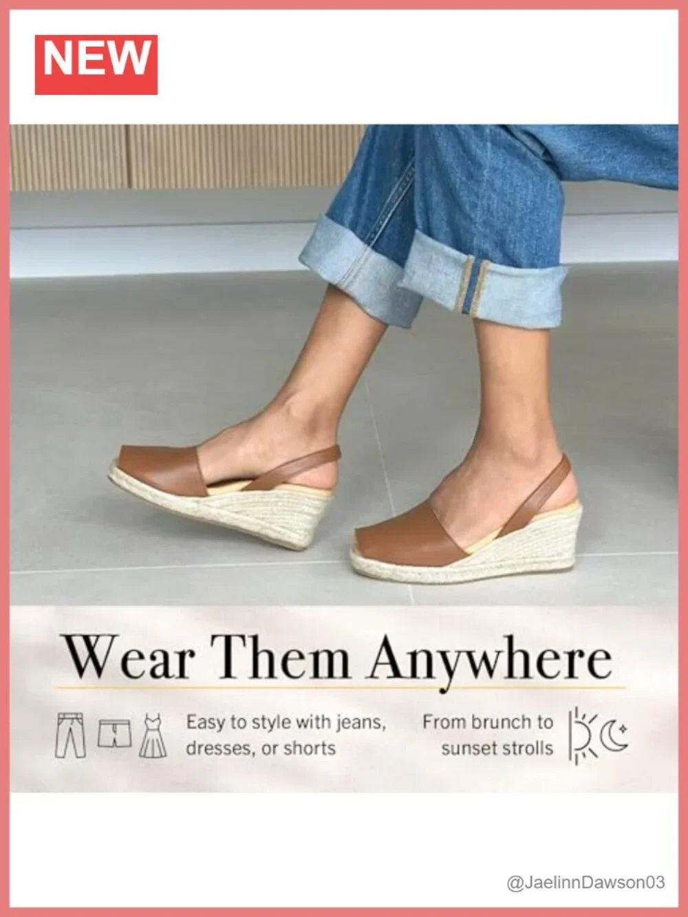 Espadrille Wedges, Slip On Sandals